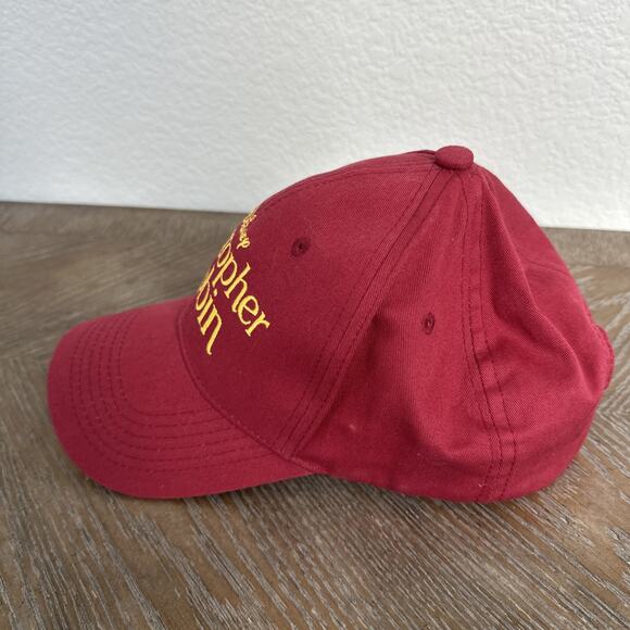 Disney Christopher Robin Movie Promo Hat Red 2018 Film Adjustable Baseball Cap - Picture 2 of 8